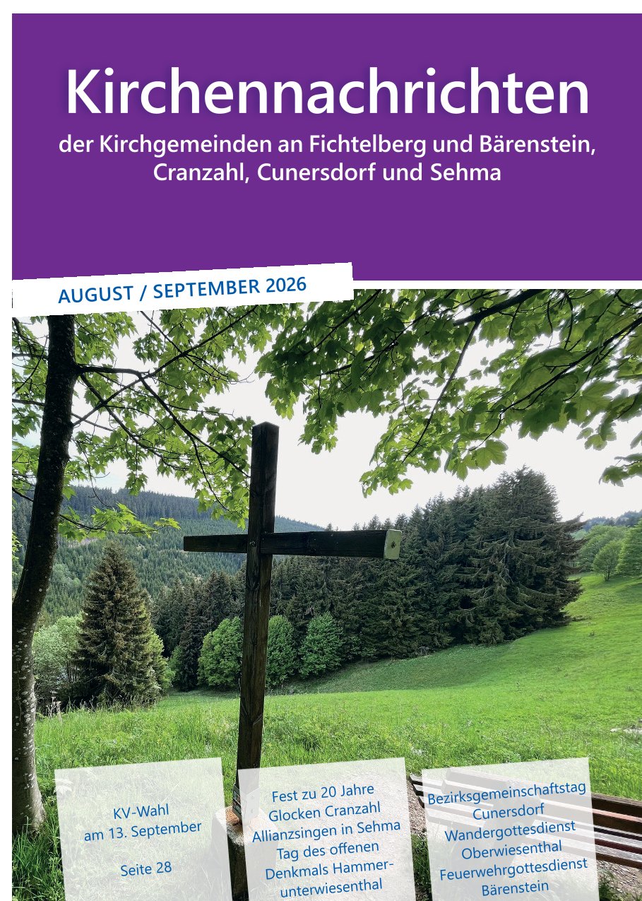 Titelseite Kirchennachrichten Februar März 26 1