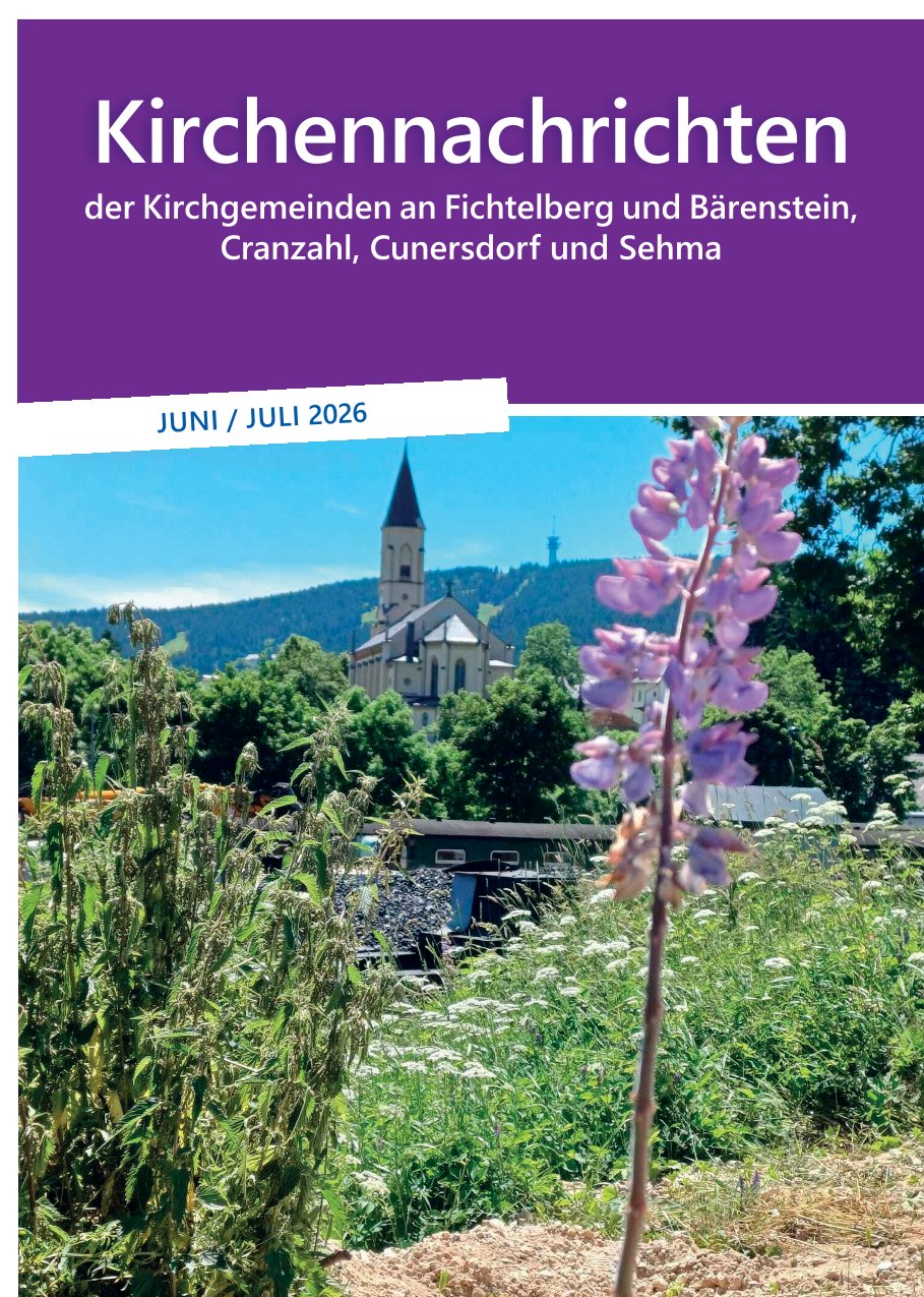 Titelseite Kirchennachrichten Februar März 26 1